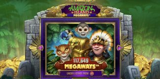 Amazon Island Megaways is a 6x2 to 6x7 video slot with up to 117,649 ways to win, including features such as a Jungle Wheel and a multiplier.