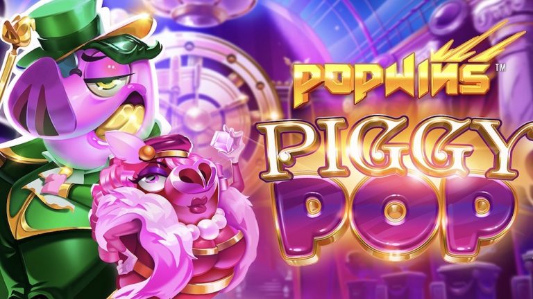 PiggyPop is a 6x4 video slot with up to 524,228 ways to win, including features such as cascading wins, a bonus wheel, free spins and a changing reel set