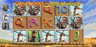 Don Quixote's Wild Adventures is a 5x3, 20-payline video slot with features including prisoner, windmill and Lady Love wild patterns.