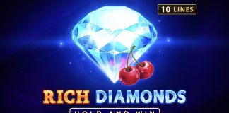 Rich Diamonds: Hold & Win is a 5x3, 10-payline video slot with features including a bonus game, in-game jackpots and a hold & win mechanic.