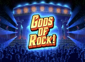 Gods of Rock! is a 6x5, 466-payline video slot including features such as charged wilds, multipliers, a Wild Encore and free spins.