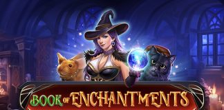 Book of Enchantments is a 5x3, 10-payline video slot with features including free spins, expanding symbols, magic spins and locked wilds.