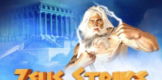 Zeus Strike is an all-new 5x3, 20-payline video slot with including features such as wild symbols, free spins and a bonus game.