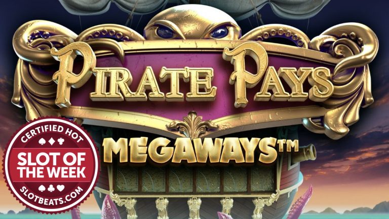 Avast ye! Big Time Gaming has set sail with our Slot of the Week award with the release of its swashbuckling title, Pirate Pays Megaways.