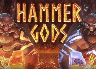 Hammer Gods is a 5x4, 30-payline slot with features including super symbols, a brokkr hammer, sindri feature and free spins.