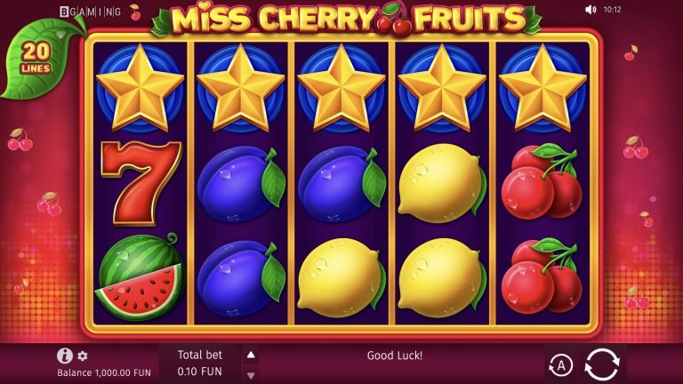 BGaming has reverted back to the “traditional-style” of slot games with its most recent inclusion into its portfolio with Miss Cherry Fruits.