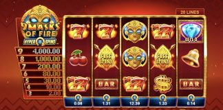 9 Masks of Fire HyperSpins is a 5x3, 20-payline video slot with features including a HyperSpins mechanic, free spins and multipliers.