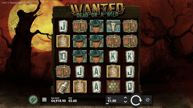 Enter a rough Western world where merciless outlaws, deadly duels and robberies rule in Hacksaw Gaming’s latest title, Wanted Dead or a Wild.