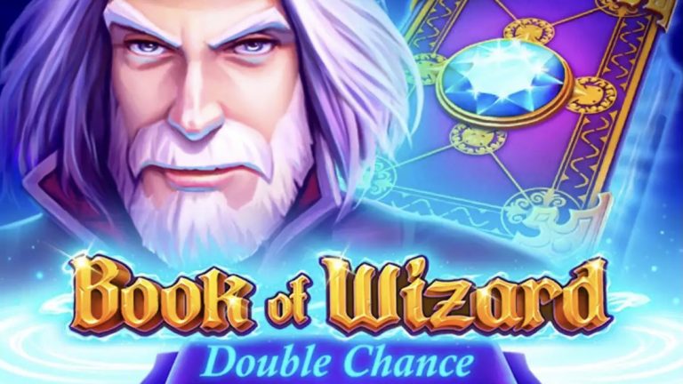 Book of Wizard Double Chance is a 5x5, 10-payline slot with features including free spins, a bonus round and special expanding symbols.