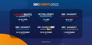 SBC has announced details of its in-person events programme for 2022, with betting and igaming industry conferences and exhibitions.