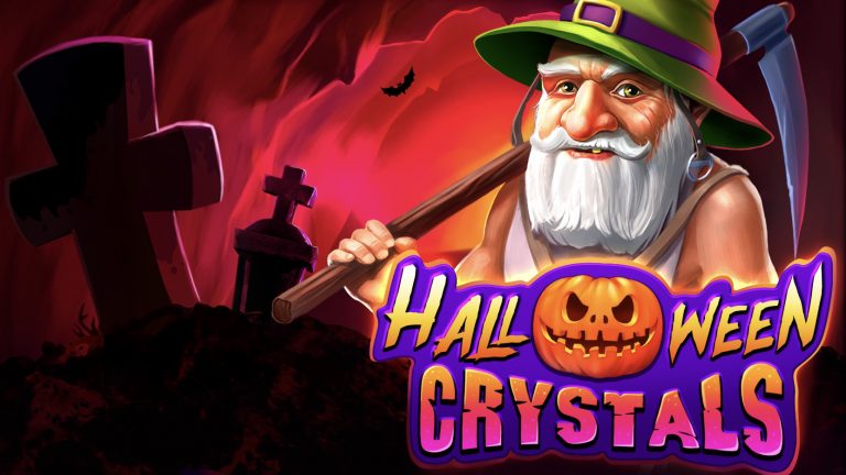 Halloween Crystals is a 5x3, five-payline slot with features including a "Wheel of Fortune" jackpot, a CraftBonus and cascading reels.