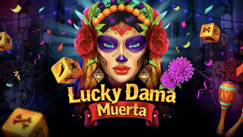 Lucky Dama Muerta is a 5x3, 10-payline slot with features including wild x2 multipliers and unlimited free spins with x3 multipliers.