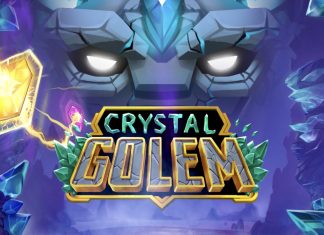 Crystal Golem is a 5x2, 20-payline cascading slot with features including a brand new SuperSpinners mechanic, scatters and free spins.