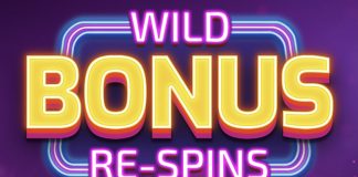 Wild Bonus Re-Spins is a 3x3, five-payline slot with features including wild and scatter symbols, wild re-spins and a free spins bonus.