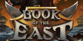 Book Of The East is a 5x3, 10-payline video slot with features including free spins, a buy feature, expanding symbols and respins.