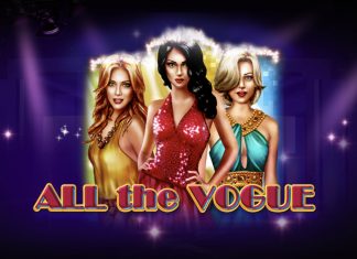 All the Vogue is a 5x3, 10-payline video slot with features including wilds, scatters, three jackpot prizes and a gamble option.