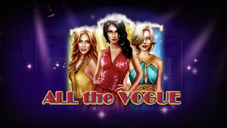 All the Vogue is a 5x3, 10-payline video slot with features including wilds, scatters, three jackpot prizes and a gamble option.