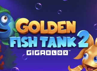 Golden FishTank 2 GigaBlox is a 6x4-6, 25-payline video slot with features including free spins, GigaBlox, multipliers and a golden bet mode.