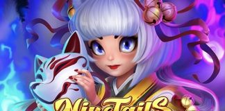 Nine Tails is a 5x5, 259-payline video slot with features including a lady feature, free games and wild and scatter symbols.