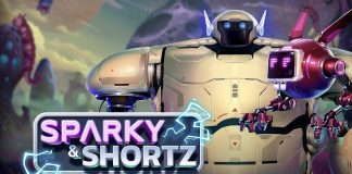 Sparky & Shortz is a 5x3,10-payline slot with features including free spins, a boost metre, stacking symbols and a multiplier.