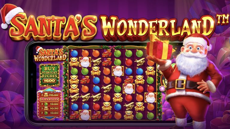 Santa’s Wonderland is a 8x8, 20-payline video slot which incorporates a maximum win potential of up to x7,500 the total bet.