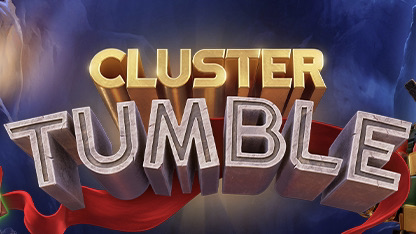 Cluster Tumble is a 8x8, cluster-pays video slot with features including power-up blocks, lightning wins, free spins and multipliers.