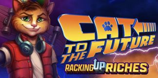 Cat to the Future is a 5x3, 243-payline video slot with features including blinking bucks, racking up riches, free games and jackpots.