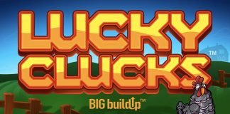 Lucky Clucks is a 5x3-4, 576-payline video slot with features including a Big BuildUp, an increasing modifier and a raise the roof bonus.