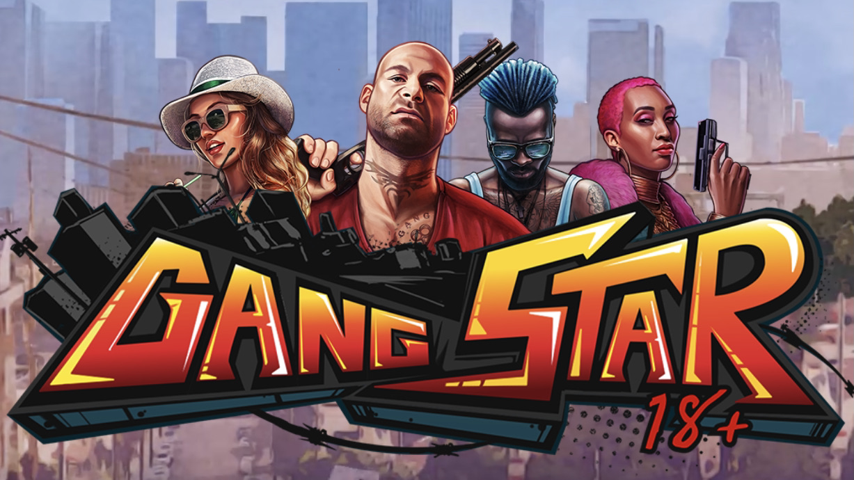 GangStar is a 5x3, 20-payline video slot with features including free spins, mystery wins and a drive by shooting bonus.