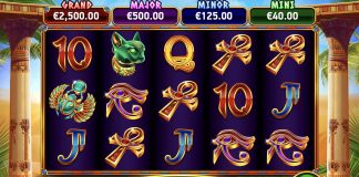 Ancient Pharaoh is a 5x3, 50-payline video slot with features including Jackpot Mania Ultra, respins and a free games bonus.