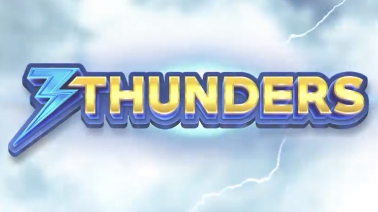 3 Thunders is a 3x3, five-payline video slot with features including a bonus drop, free games, a risk game and stacked wilds.