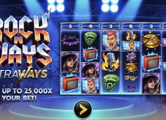 Rock n’ Ways XtraWays is a 6x3-8 video slot with 729 to 262,144 ways to win incorporating a maximum win potential of up to x25,000 the bet.