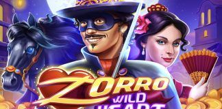 Zorro Wild Heart is a 5x4, 20-payline video slot which incorporates free spins and a maximum win potential of up to x2,800 the bet.
