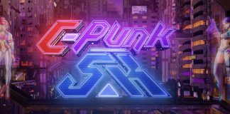 C-Punk-5K is a six-reel 10,000-payline video slot with a 4x5x5x5x5x4 configuration and a maximum win potential of up to x5,000 the bet.