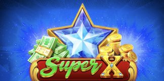 Super X is a 5x3, 20-payline video slot which incorporates a bet multiplier building feature, free spins and a max win of x5,000 the bet.