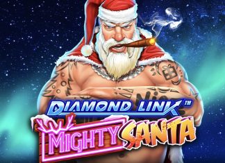 Diamond Link: Mighty Santa is a 5x3, 25-payline slot which incorporates a Diamond Link Hold n Spin mechanic and a max win of x1,000 the bet.
