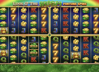 Luck O’ the Irish Gold Spins is a 5x4x4, 40-payline video slot ramping up the win potential with the all-new gold spins round.