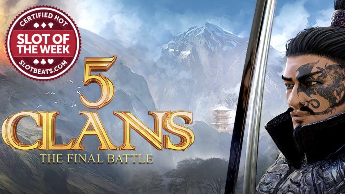 Yggdrasil and Reflex Gaming have taken our Slot of the Week award into a battle for control on central lands with 5 Clans: The Final Battle.