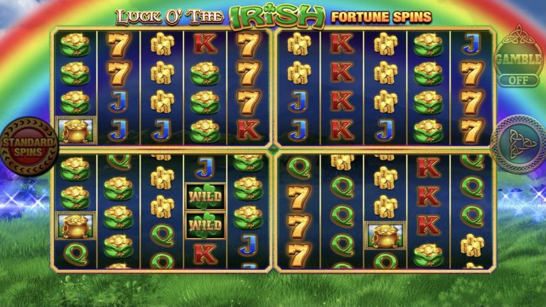 Luck O’ the Irish Gold Spins is a 5x4x4, 40-payline video slot ramping up the win potential with the all-new gold spins round.