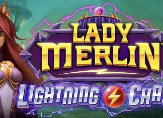 Lady Merlin is a 5x3-4, 432-payline video slot which incorporates a Lightning Chase mechanic , free spins and a Boom+ ante bet.