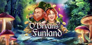 O’Bryans’ Funland is a 5x6-10, 50-payline video slot with features including a free rounds bonus, coin symbols and expanding reels.