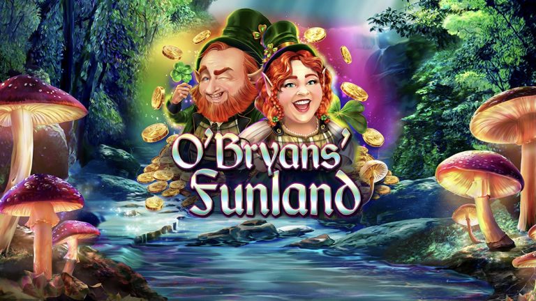 O’Bryans’ Funland is a 5x6-10, 50-payline video slot with features including a free rounds bonus, coin symbols and expanding reels.