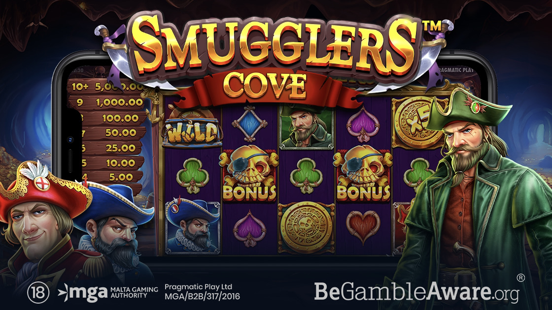 Smugglers Cove is a 5x3, 20-payline video slot that incorporates free games and a maximum win potential of up to x10,000 the total bet. 