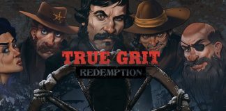 True Grit Redemption is a 6x4+1 video slot that comes with over 240 ways to win and a maximum win potential of up to x20,220 the bet.