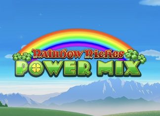 Rainbow Riches Power Mix is a 5x3x4, 10-payline video slot that incorporates a maximum win potential of up to 250,000.