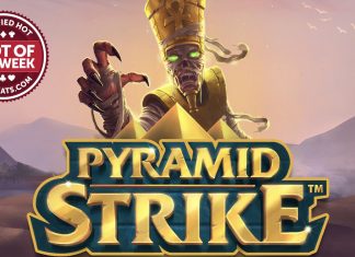 This winter, Stakelogic has taken our coveted Slot of the Week award on an expedition to Ancient Egypt with its new title, Pyramid Strike.