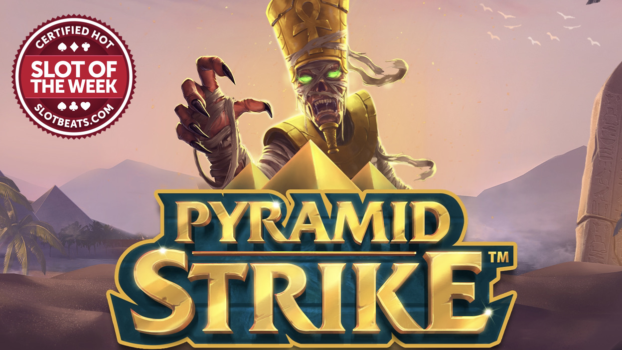This winter, Stakelogic has taken our coveted Slot of the Week award on an expedition to Ancient Egypt with its new title, Pyramid Strike.