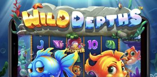 Wild Depths is a 5x4, 40-payline video slot that incorporates a maximum win potential of up to x5,000 the bet.