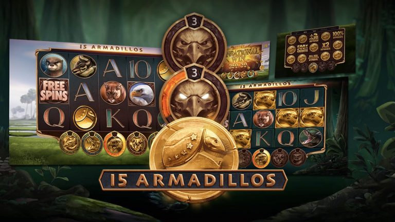 15 Armadillos is a 5x3, 20-payline video slot that incorporates a maximum win potential of up to x10,000 the bet. 