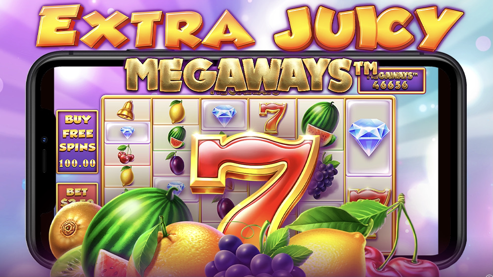 Extra Juicy Megaways is a 6x2-7, 117,649-payline video slot that incorporates a maximum win potential of up to x5,000.
